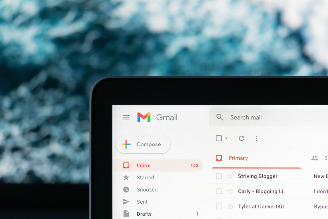Bandeja de entrada de gmail - Imagen ab testing